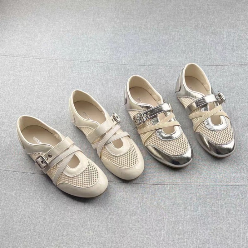 Women'S Shoes - 새로운 스플라이싱 우븐 홀로우 스니커즈 2026