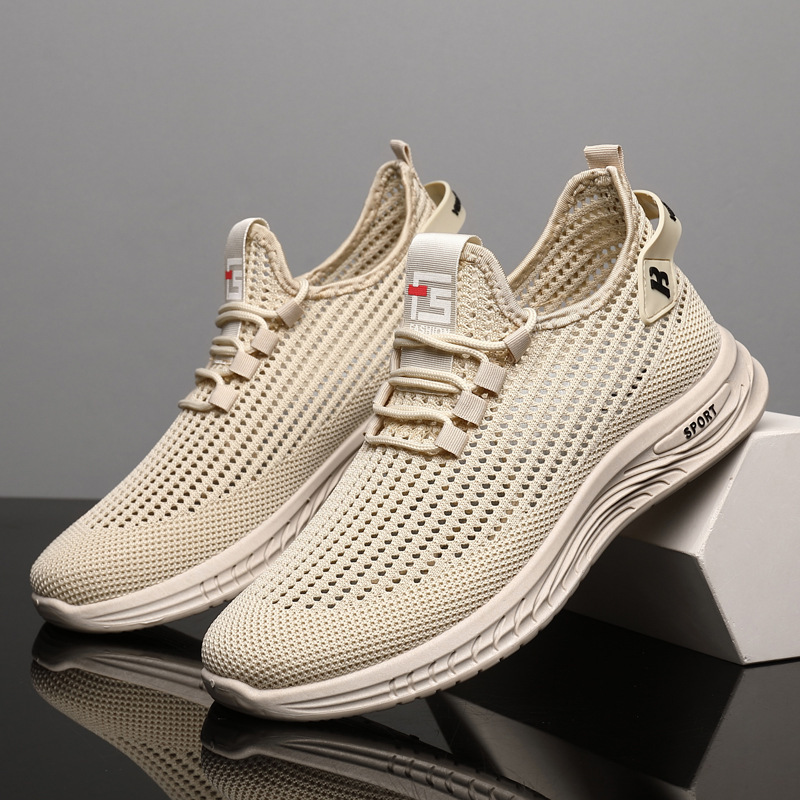 Shock Absorbing Gym Trainers - 경량 메쉬 니트 트레이너 남성용 소프트