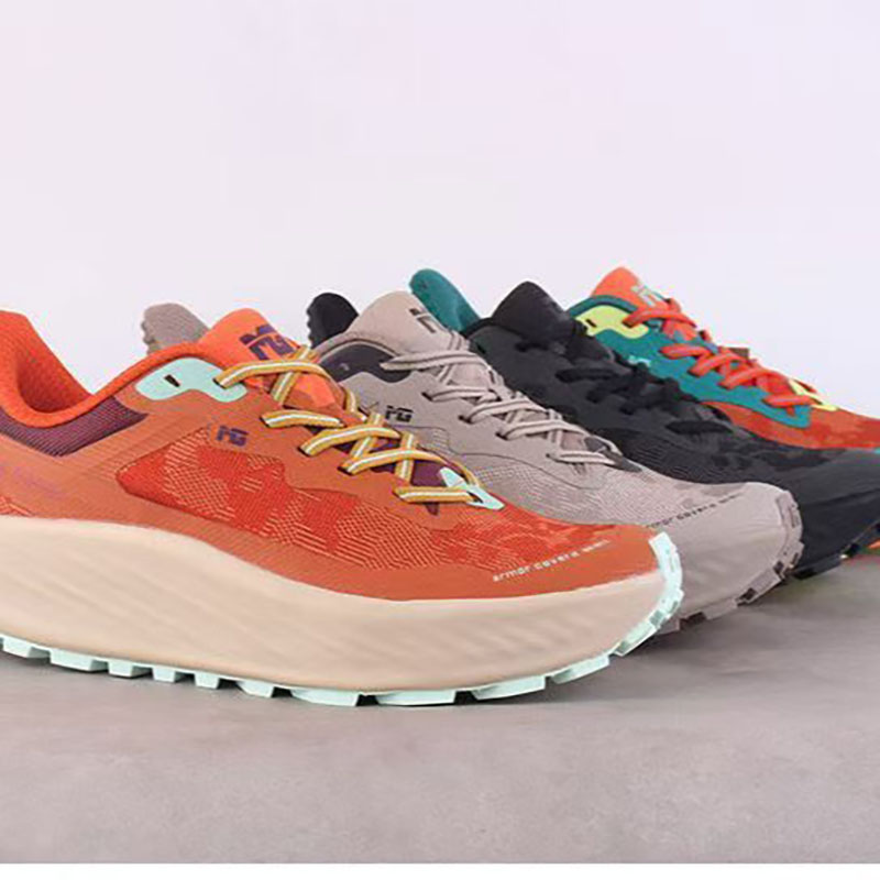 Anti Slip Trail Running Sneakers - 남성용 미끄럼 방지 쿠셔닝 아웃도어 두꺼운