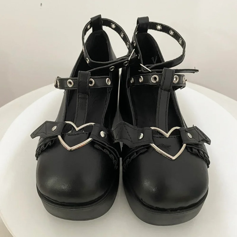 새로운 스위트 하트 버클 웨지 메리 제인 여성 핑크 티 - Boots 리뷰 및 가격