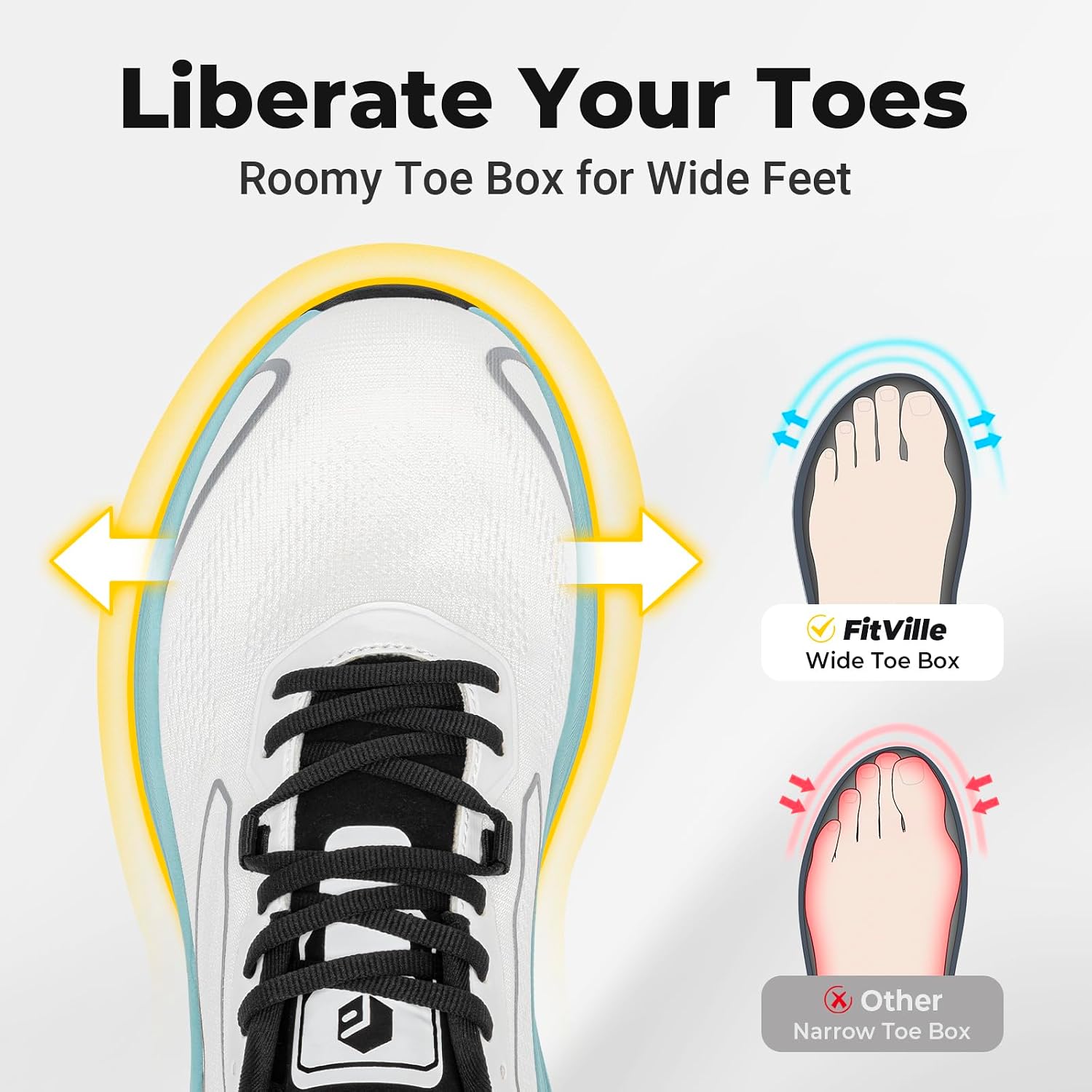FitVille 남성용 와이드 핏 로드 러닝 및 워킹  - Lightweight Road Running Shoes 리뷰 및 가격
