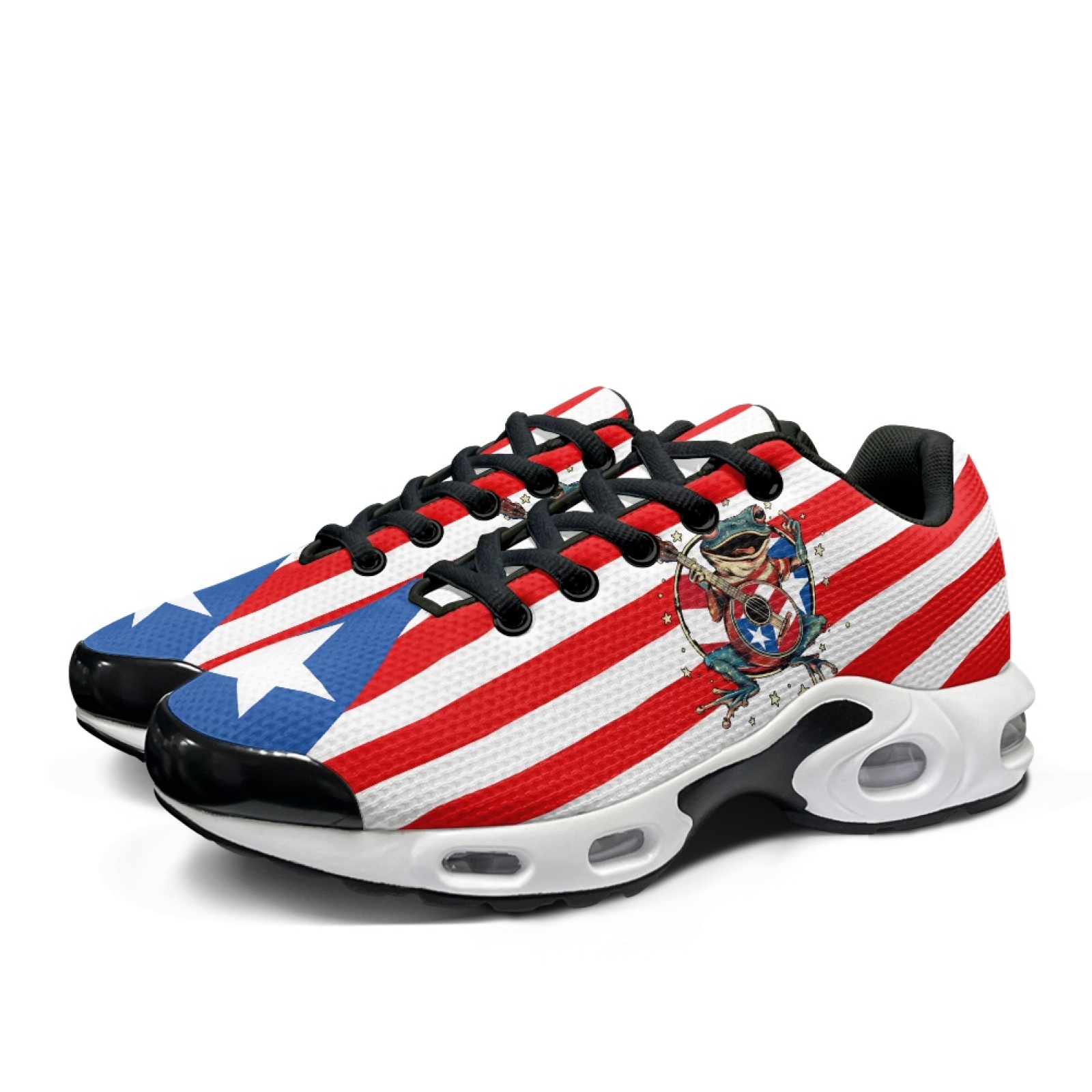 PENSTROLL 레드 화이트 블루 스타 편안한 메쉬  - Air Cushion Jogger Shoes Men 리뷰 및 가격