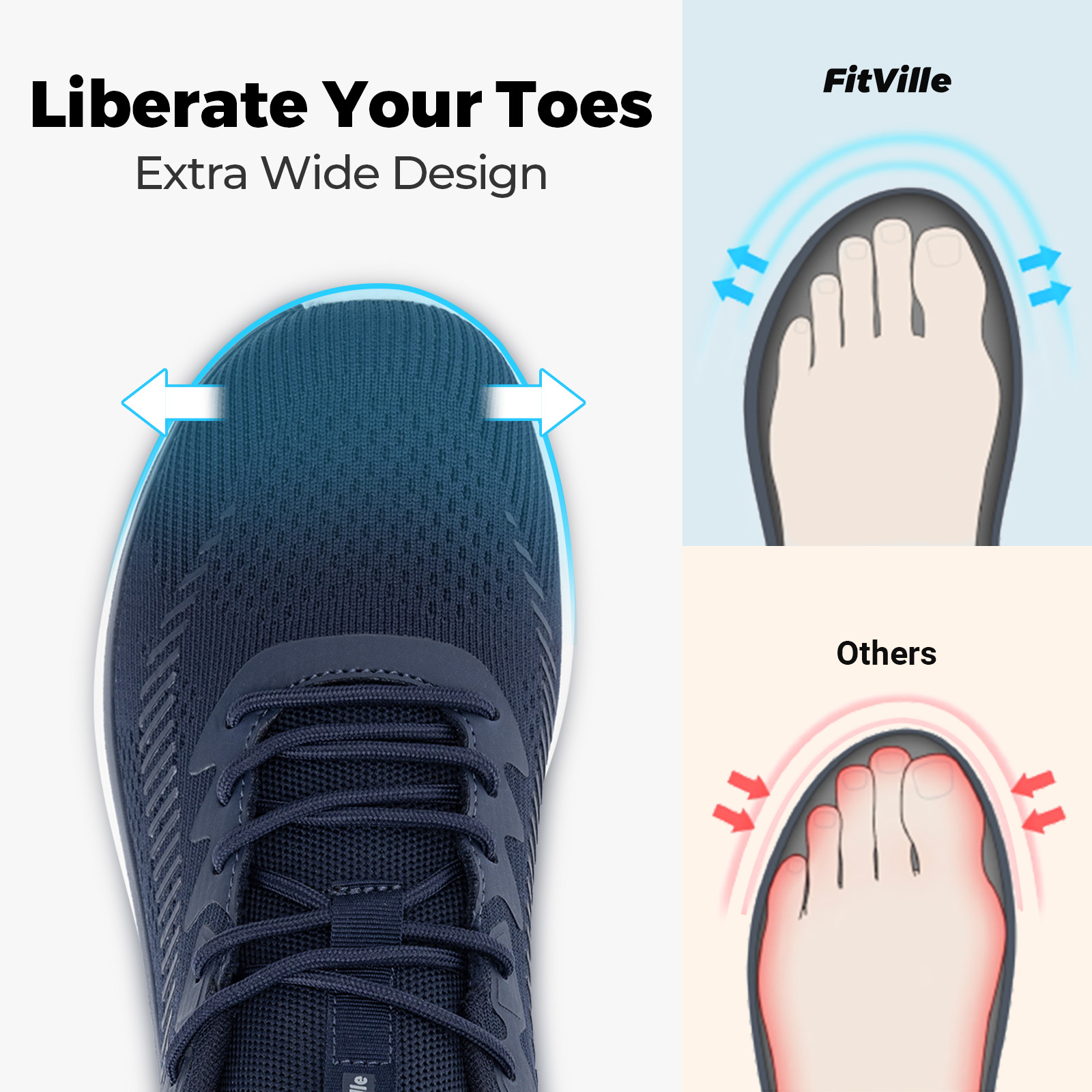FitVille 남성용 운동화 경량 와이드 남성용 운동 - Breathable Mesh Athletic Shoes 리뷰 및 가격