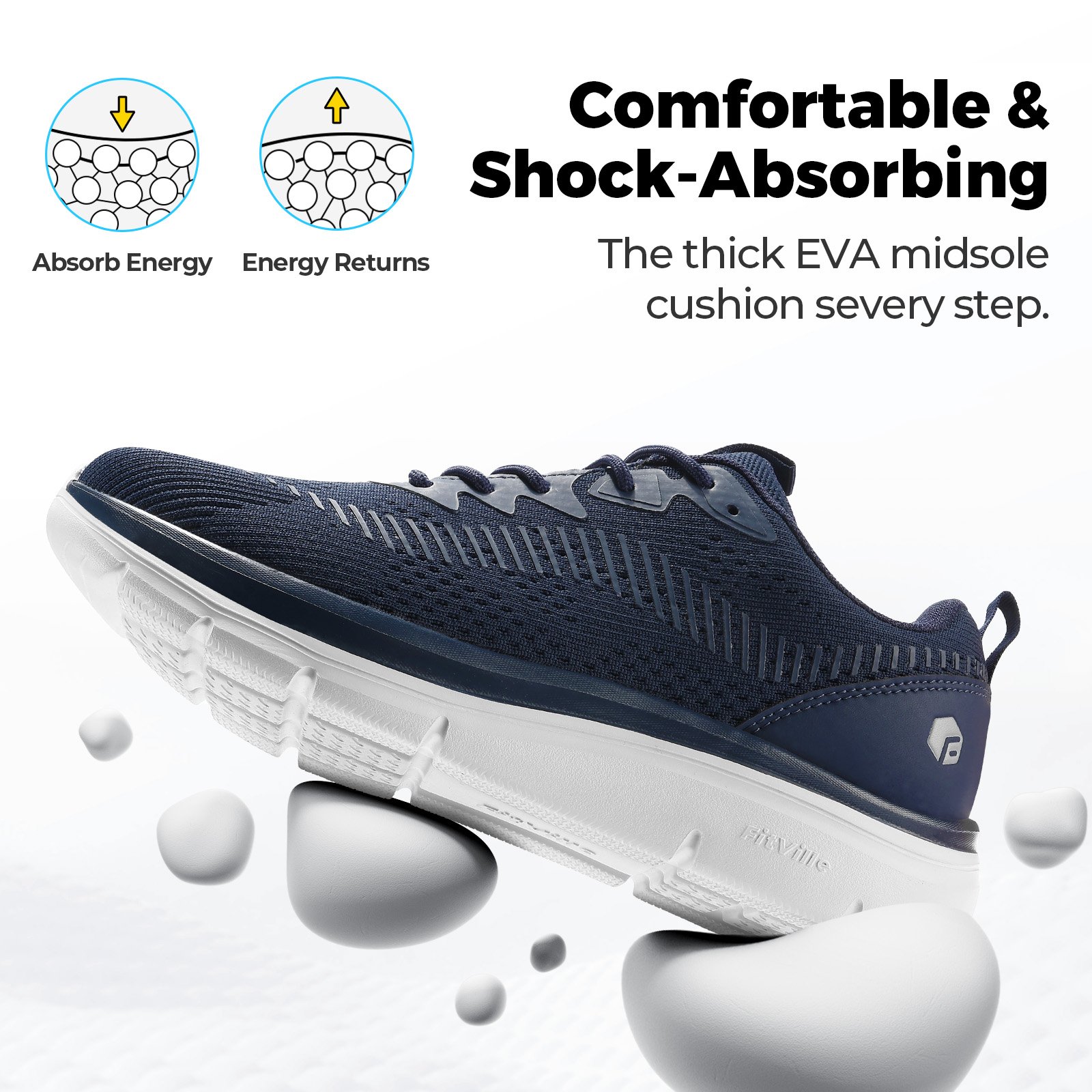 FitVille 남성용 운동화 경량 와이드 남성용 운동 - Breathable Mesh Athletic Shoes 리뷰 및 가격