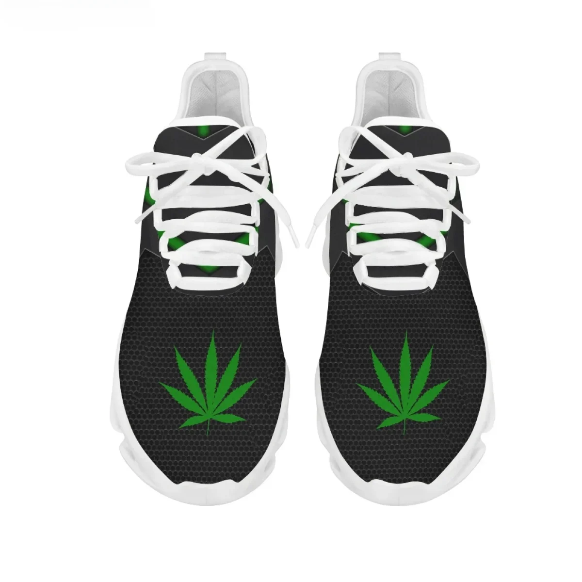 녹색 잔디 잎 프린팅 여성용 통기성 레이스 컴포트 페미 - Breathable Mesh Athletic Shoes 리뷰 및 가격