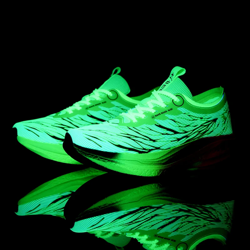 여성을위한 새로운 소프트 솔 쿠셔닝 남성용 운동화 고품 - Reflective Night Running Shoes 리뷰 및 가격