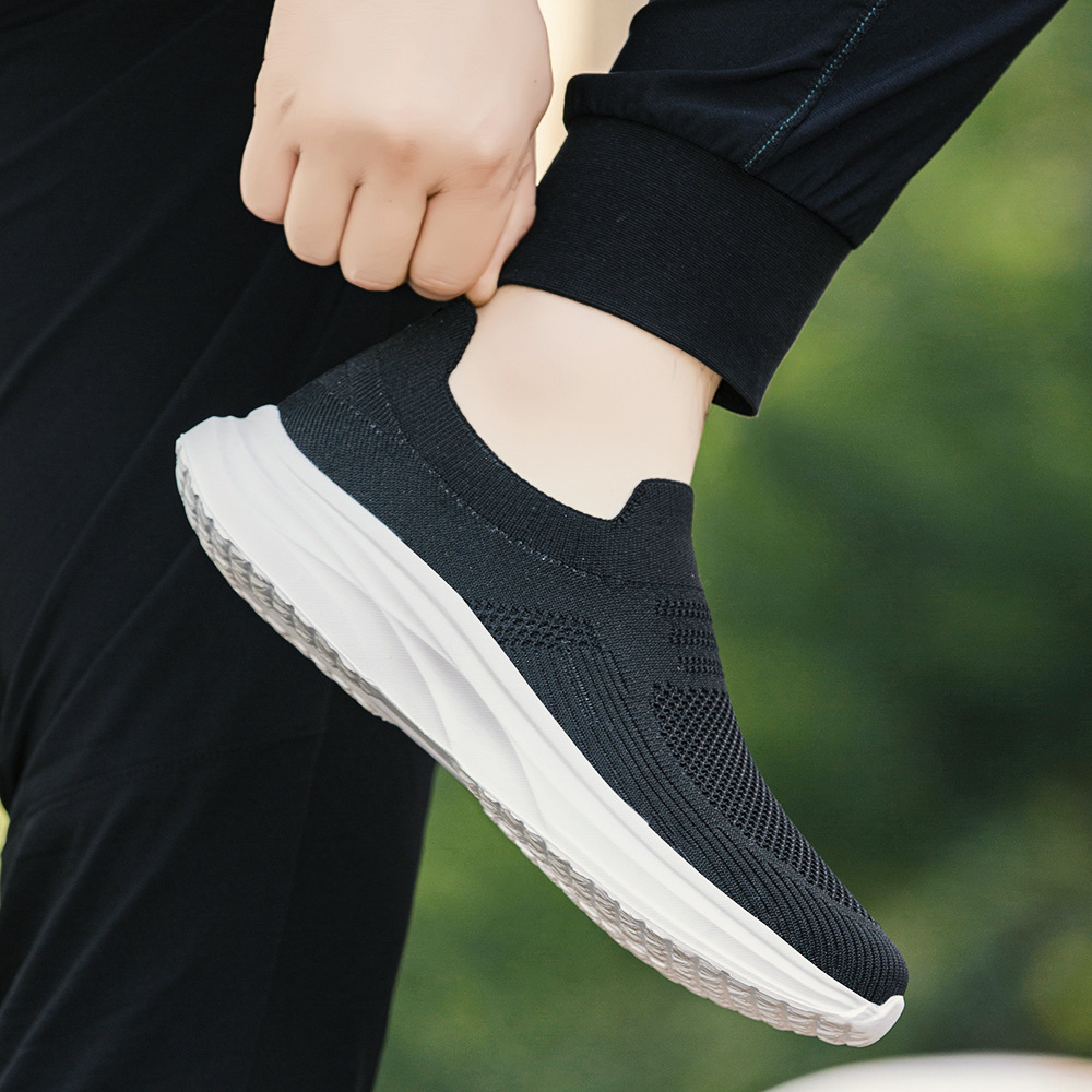 남성용 워킹화 경량 통기성 캐주얼 메쉬 러닝화 슬립온  - Shock Absorbing Gym Trainers 리뷰 및 가격