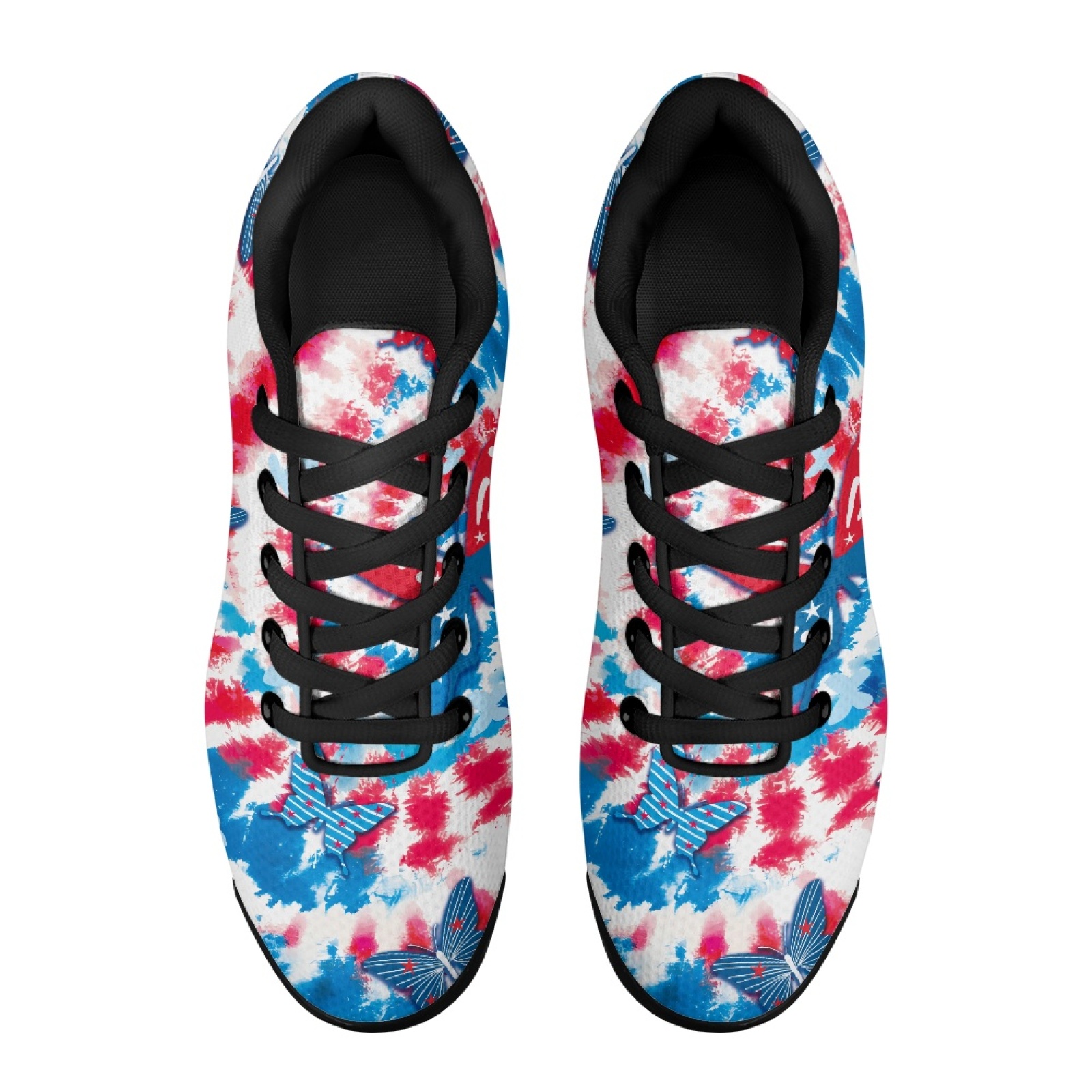 PENSTROLL 버터플라이 타이 다이 레이스업 스니커 - Air Cushion Jogger Shoes Men 리뷰 및 가격