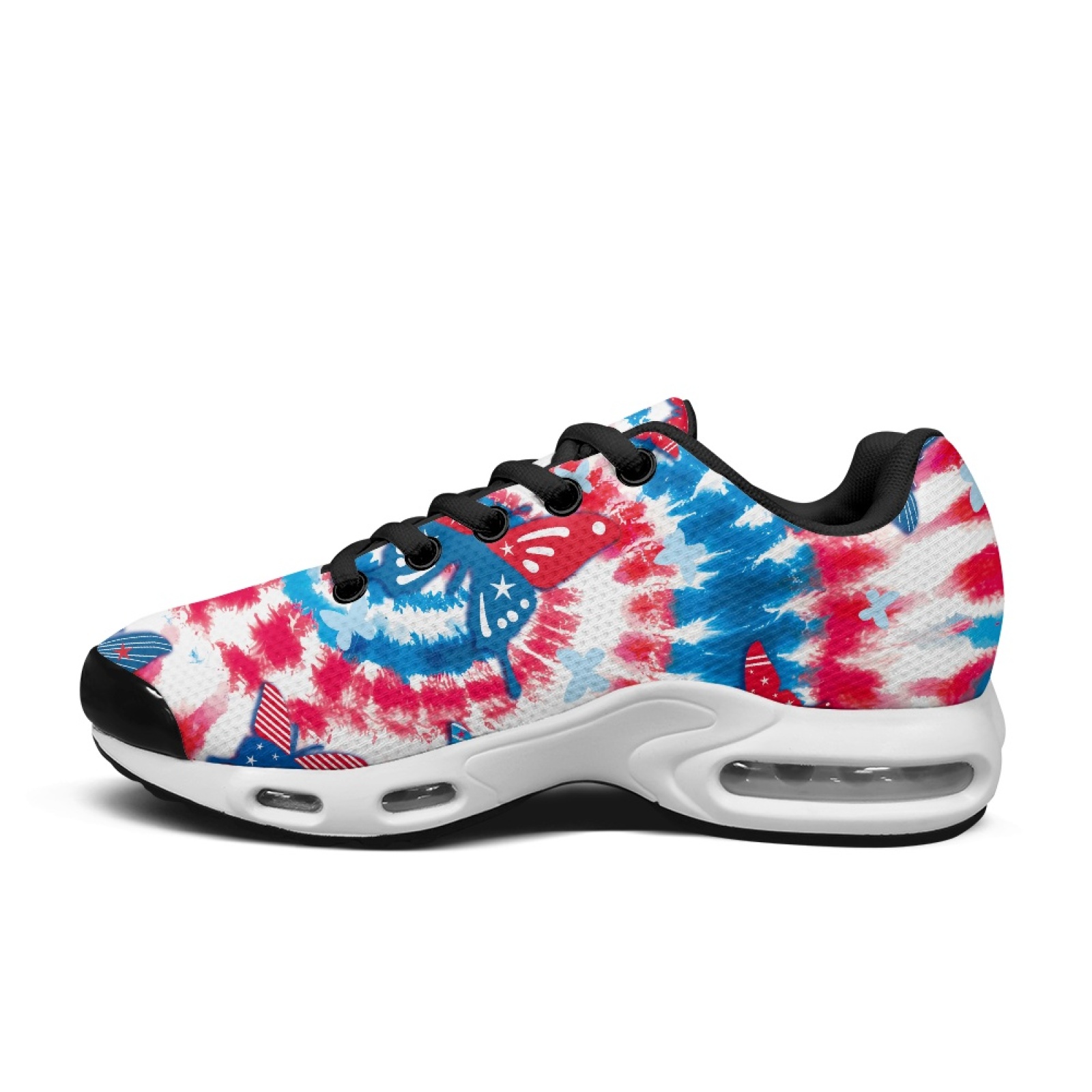PENSTROLL 버터플라이 타이 다이 레이스업 스니커 - Air Cushion Jogger Shoes Men 리뷰 및 가격
