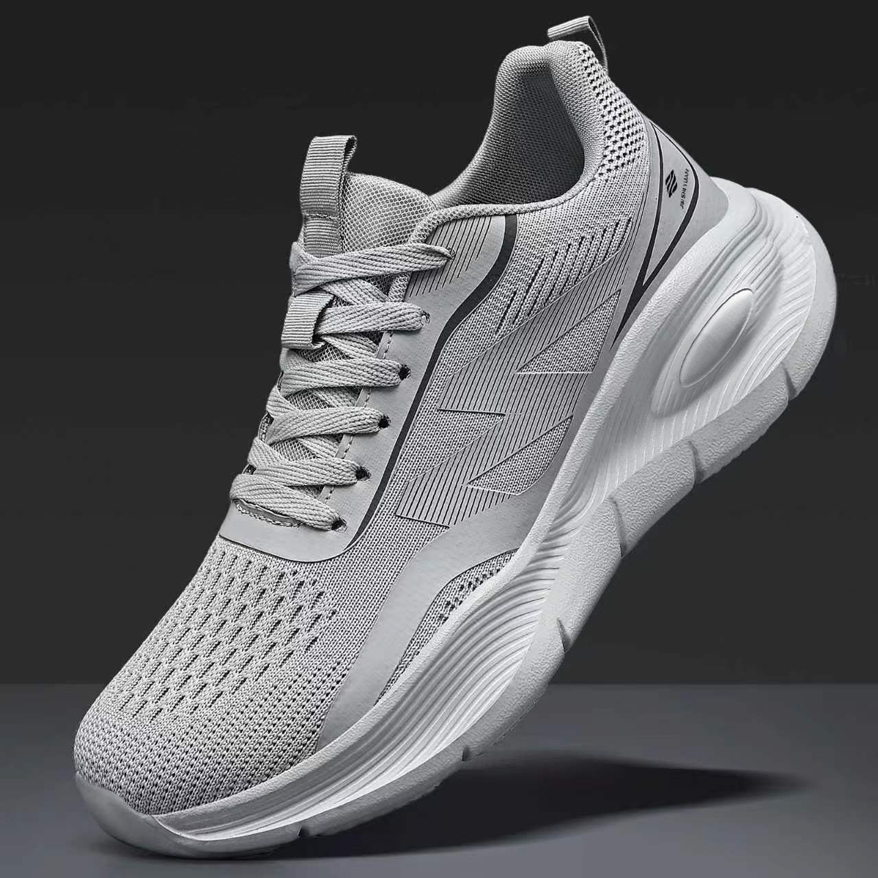 남성용 경량 메쉬 스니커즈 솔리드 컬러 통기성 충격 흡 - Shock Absorbing Gym Trainers 리뷰 및 가격