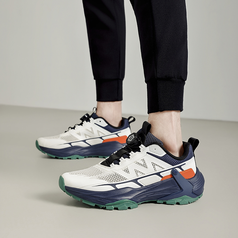 남성용 로터리 버클 트레일 러닝화 통기성 메쉬 미끄럼  - Anti Slip Trail Running Sneakers 리뷰 및 가격