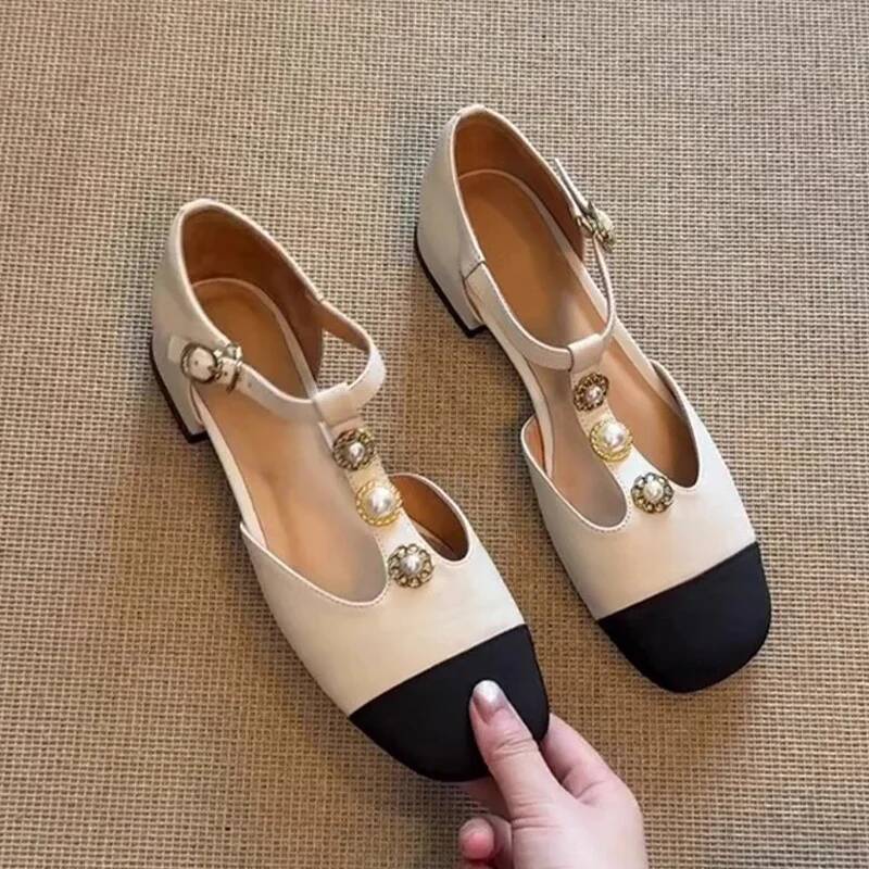 여성 스퀘어 토 힐 샌들 여름 신발 패션 신상 디자이너 - Sandals 리뷰 및 가격