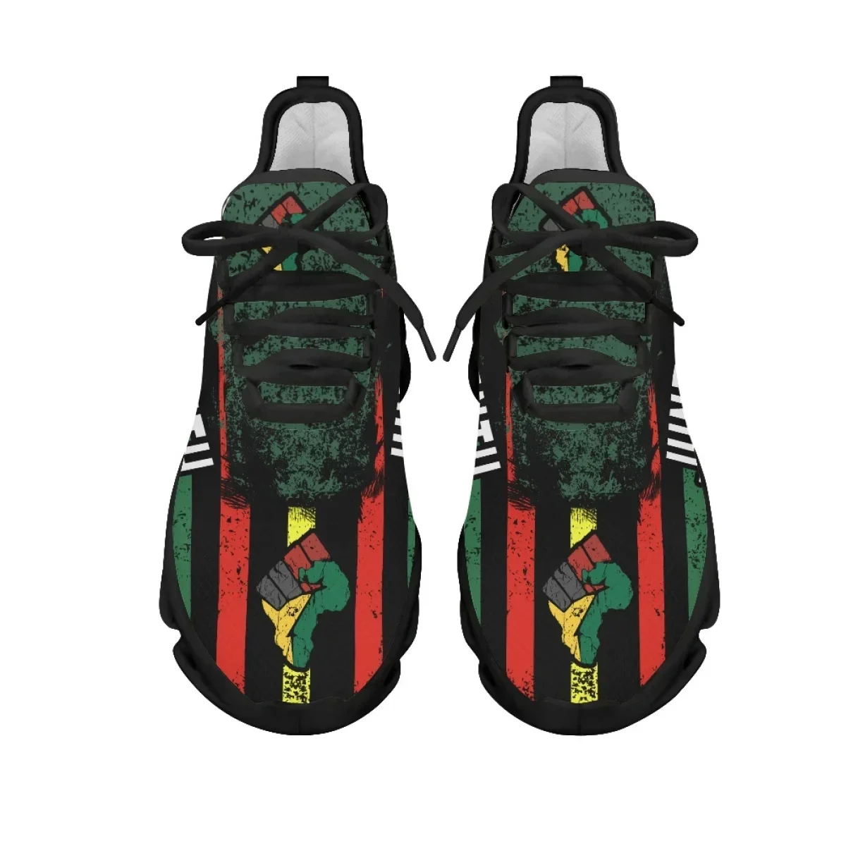 Juneteenth 평화와 사랑 프린트 메쉬 스니커즈  - Breathable Mesh Athletic Shoes 리뷰 및 가격
