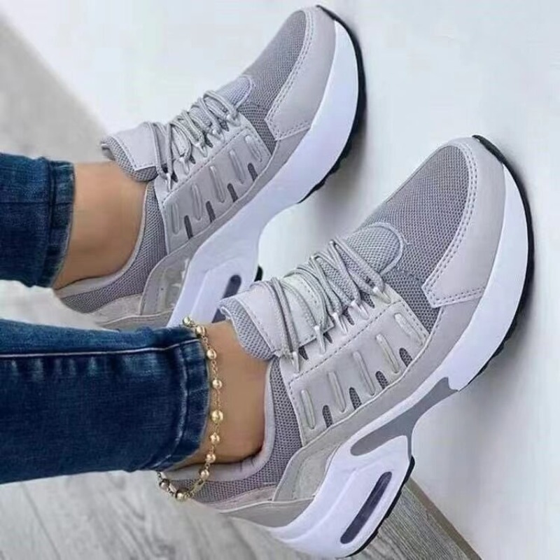 여성 패션 운동화 플랫폼 에어 쿠션 통기성 메쉬 워킹  - Breathable Mesh Athletic Shoes 리뷰 및 가격