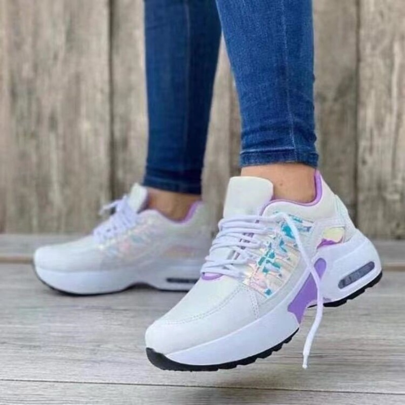 여성 패션 운동화 플랫폼 에어 쿠션 통기성 메쉬 워킹  - Breathable Mesh Athletic Shoes 리뷰 및 가격