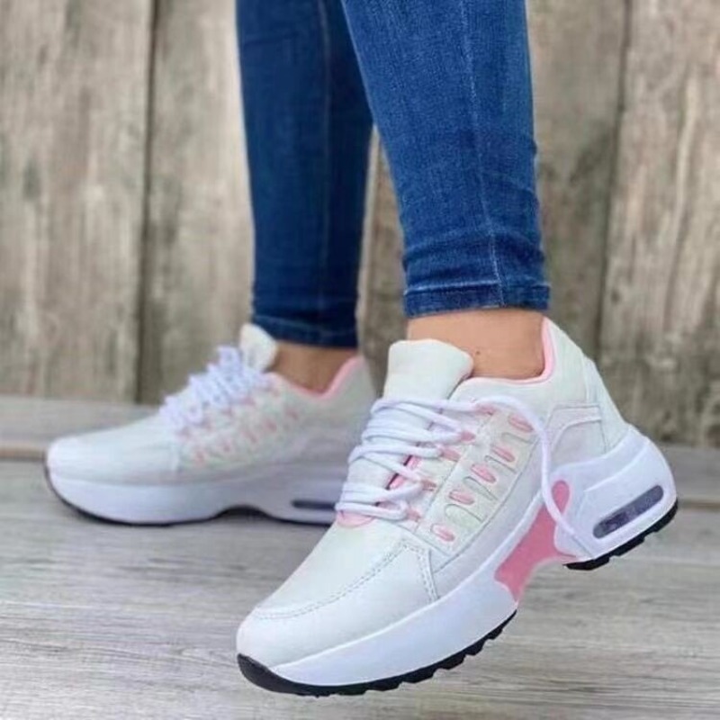 여성 패션 운동화 플랫폼 에어 쿠션 통기성 메쉬 워킹  - Breathable Mesh Athletic Shoes 리뷰 및 가격