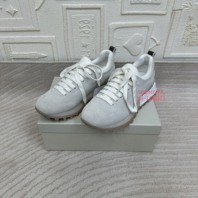 2025 화이트 니트 스웨이드 플랫 로퍼 슈즈 여성 레 - Knit Fabric Lace Up Sneakers 리뷰 및 가격